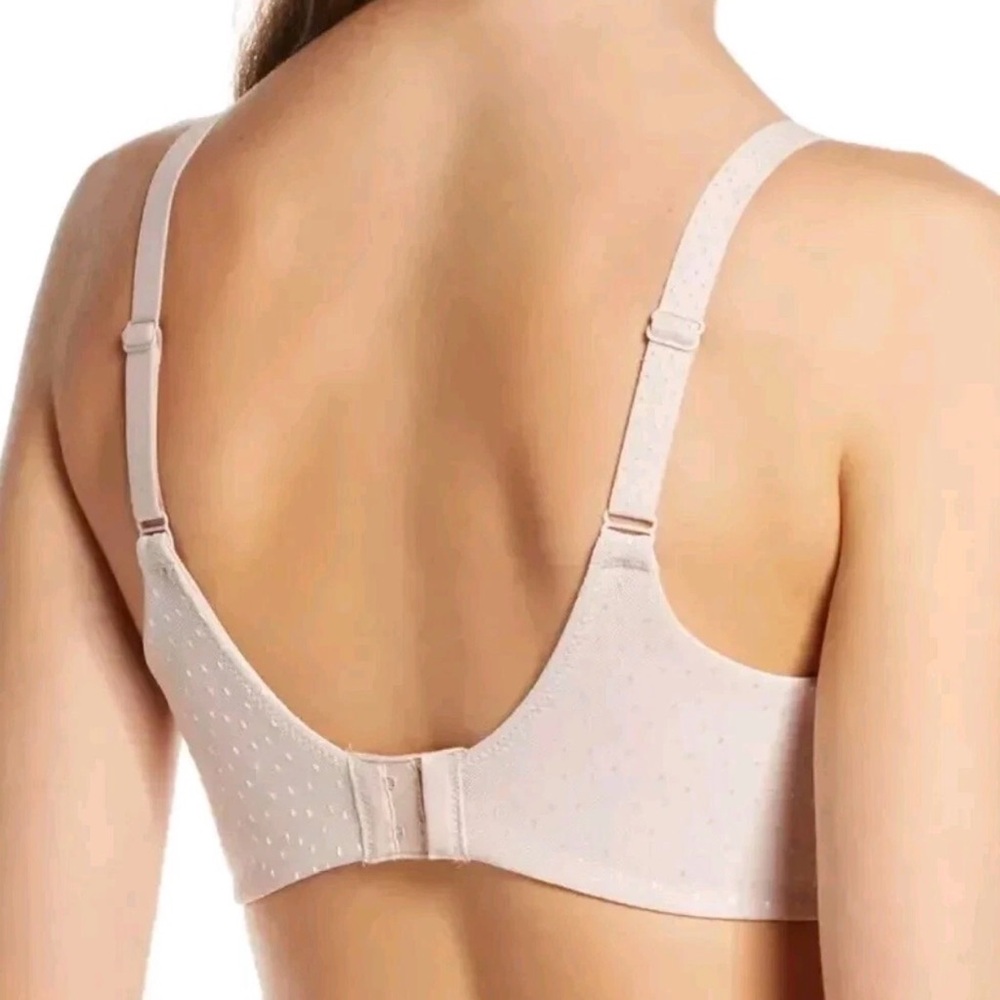Wacoal Back NWOT Appeal Underwire Back Smoothing Bra Rose Dust Size 38D - Picture 3 of 7